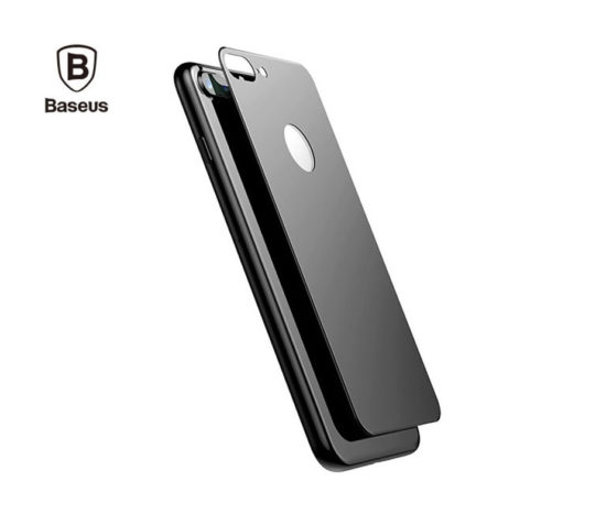 Baseus Back Glass Film Black - iPhone 7 PLUS