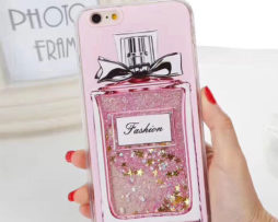 Θήκη Perfume Liquid Water Glitter Pink - iPhone 6 PLUS