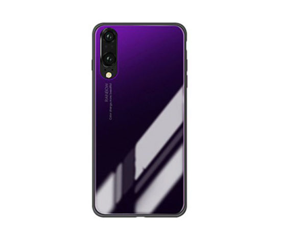 Θήκη Glaze Tempered Glass Purple - Huawei P20