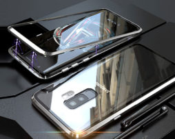 Θήκη Magnetic 360° Ασήμι - Galaxy S9