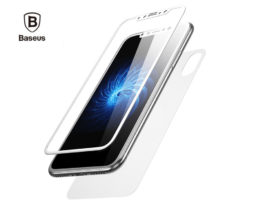 Baseus Glass Film Set White - iPhone X/Xs