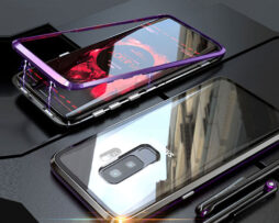 Θήκη Magnetic Μωβ / Μαύρη - Galaxy S9 PLUS