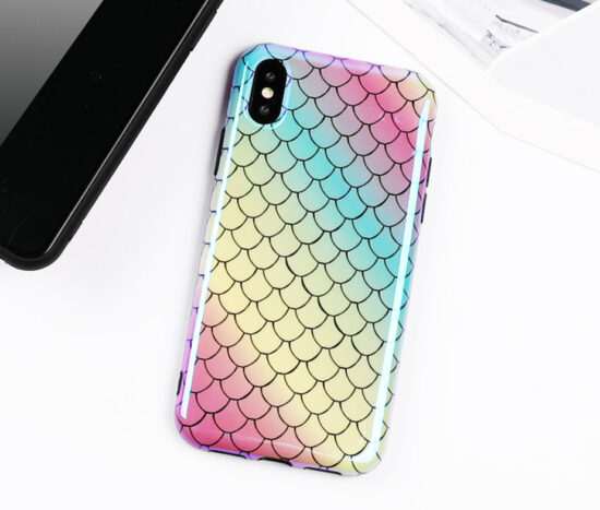 Θήκη Mermaid Rainbow Laser – iPhone X/Xs