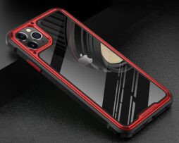 REFLECTION Drop Resistant Θήκη + 4D Tempered Glass Κόκκινη/Μαύρη - iPhone 11 PRO