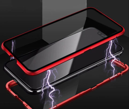 Θήκη 360° Magnetic DUAL Glass Χρυσή - iPhone 11 PRO