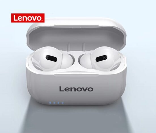 Lenovo TWS Ασύρματα Ακουστικά LP1s LivePods White