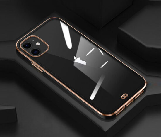 Θήκη Retro Luxury Διάφανη Black/Gold - iPhone 11