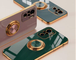 Θήκη Retro Elegance Green Forest με Holder Metallic Ring + 9H Tempered Glass - Xiaomi Redmi NOTE 10