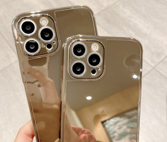 Θήκη Mirror Φιμέ + Tempered Glass – iPhone 12 PRO MAX