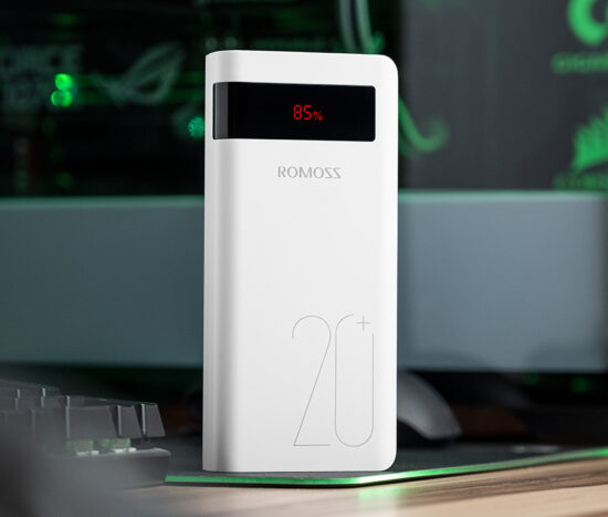 Powerbank ROMOSS Sense 6PS+ LED Quick Charge 3.0 – 20000mAh