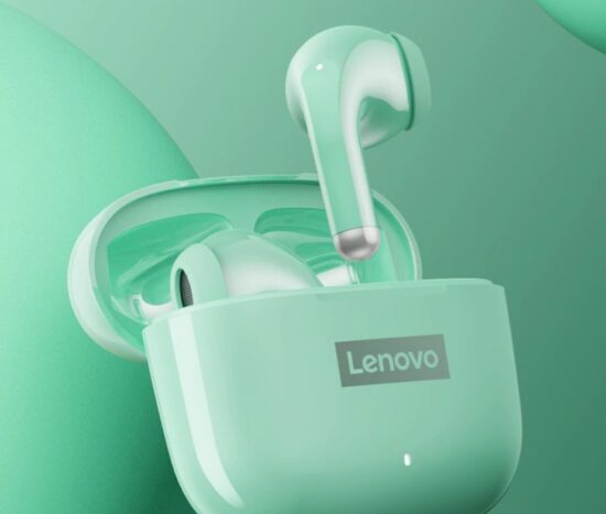 Lenovo TWS Ασύρματα Ακουστικά thinkplus LP40 Pro Baby Green