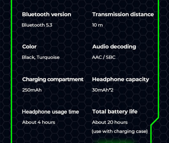 Lenovo TWS Ασύρματα Ακουστικά thinkplus XT81 Graphite