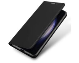 Θήκη DuxDucis Flip Βιβλιαράκι Αναδιπλούμενη Δερμάτινη Μαύρη - Samsung Galaxy S24