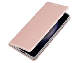 Θήκη DuxDucis Flip Βιβλιαράκι Αναδιπλούμενη Δερμάτινη Ροζ - Samsung Galaxy S24 PLUS