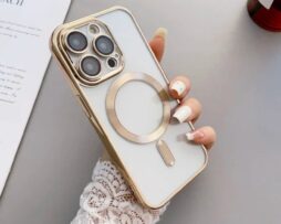 MagSafe Electroplate Θήκη Χρυσό με Camera Lens - iPhone 12 PRO MAX